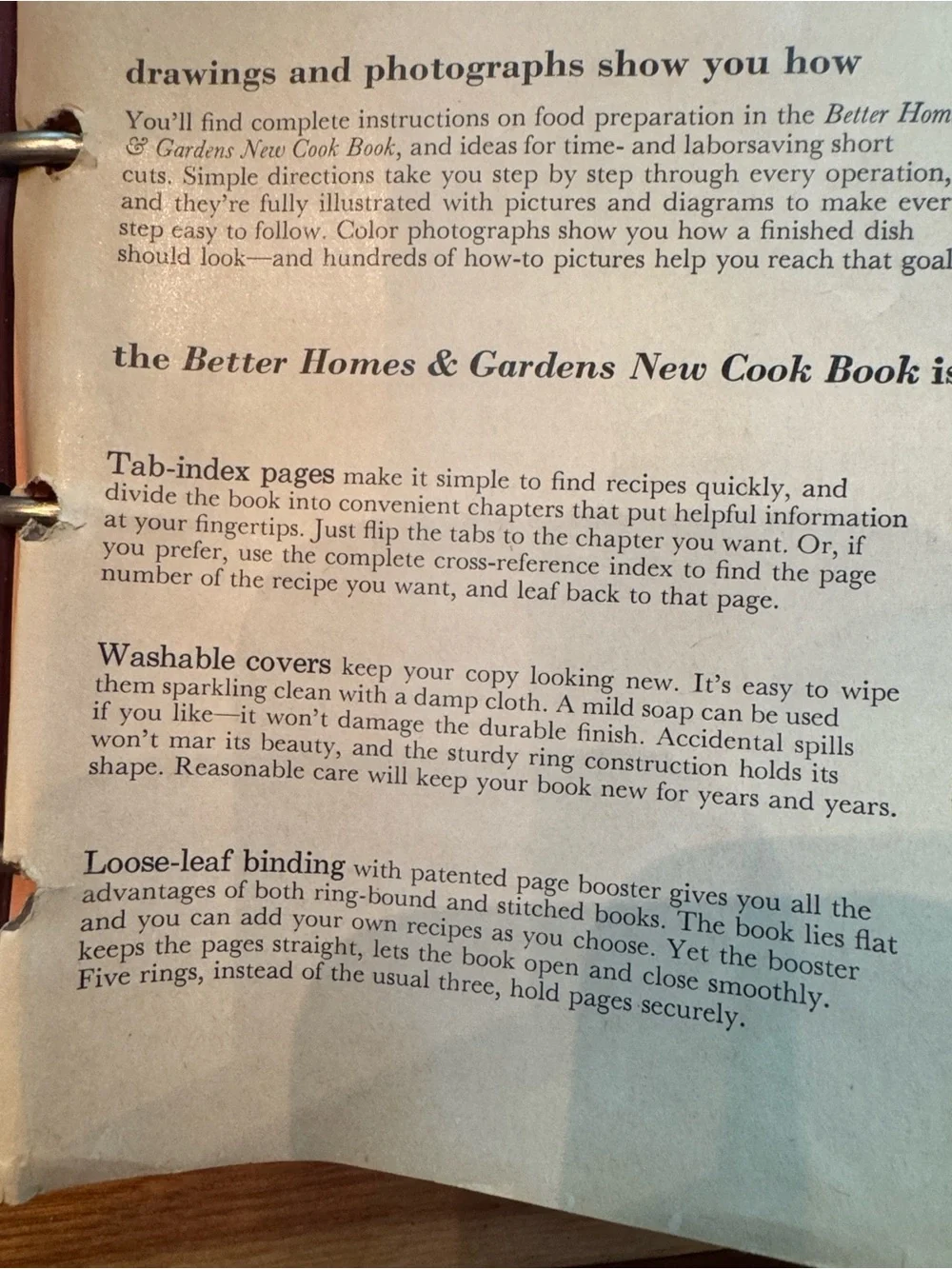 Vintage Better Homes and Gardens New Cookbook